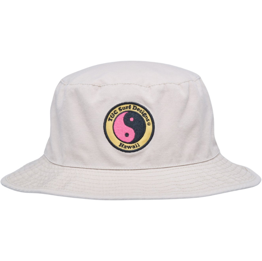 2026 T & C Surf Designs Mens YY Bucket Hat TA7HT - Stone / Pink